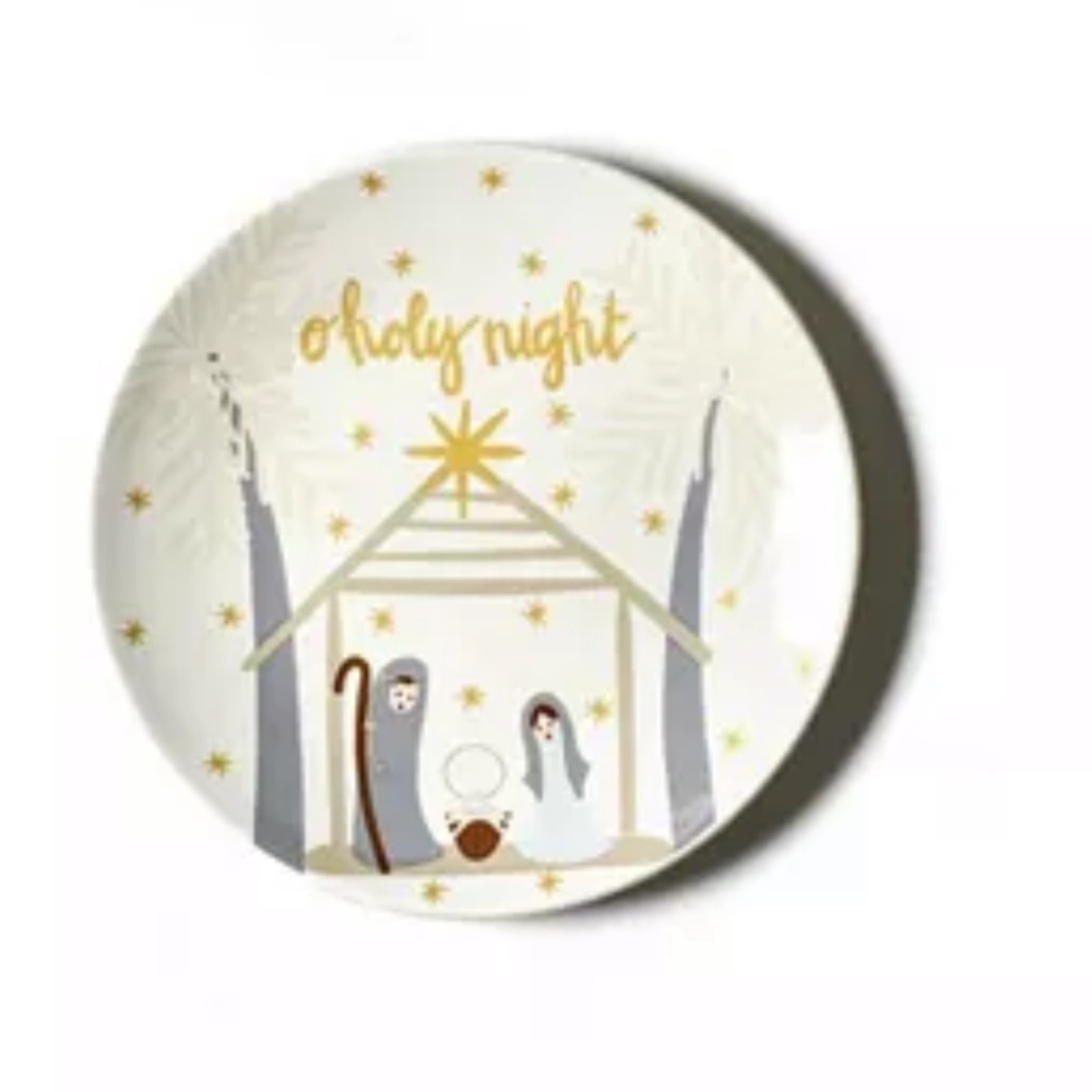 Coton Colors Neutral Nativity Salad Plate